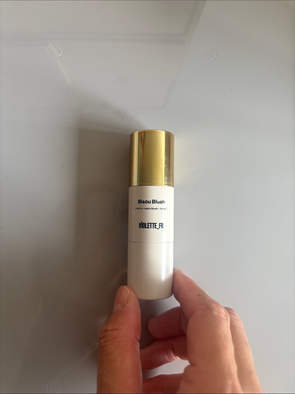 Bisou Blush Stick Inès— Creamy Pink Cheek Tint